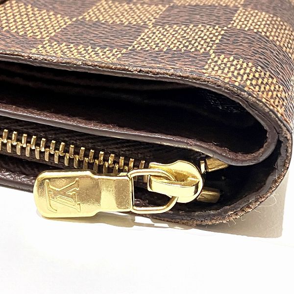 Louis Vuitton Damier Compact Zip Wallet N61668 in Good Condition