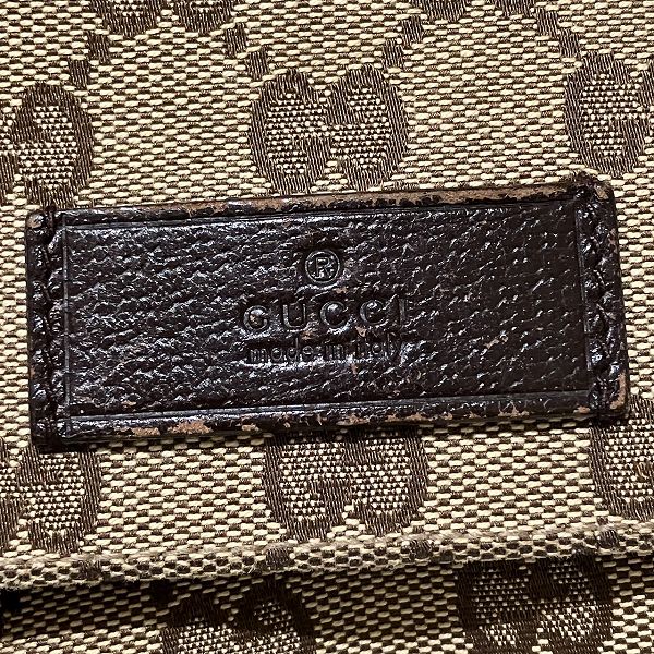 Gucci GG Canvas Messenger Shoulder Bag 146236