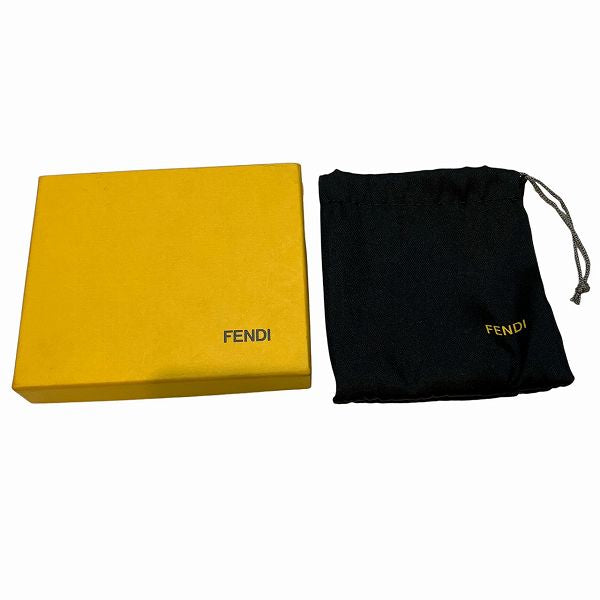 Fendi Canvas Leather 6 Key Case