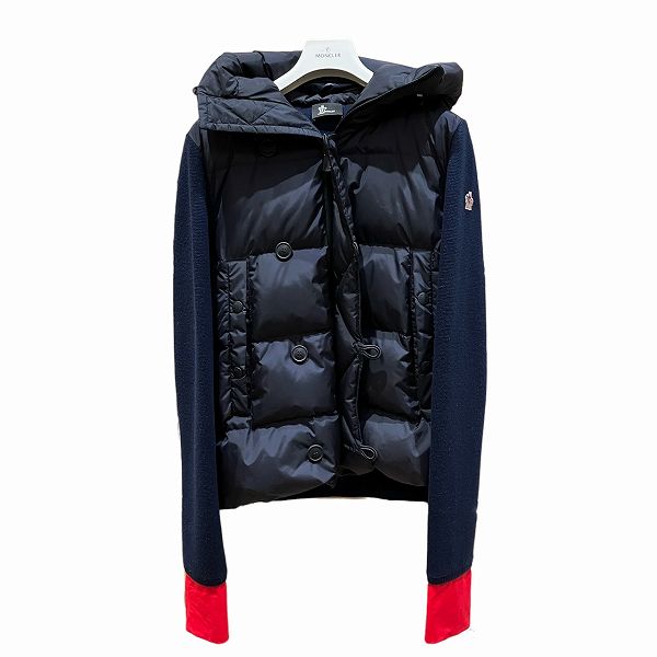 Moncler Navy Down Jacket M D20979401000 in Good Condition