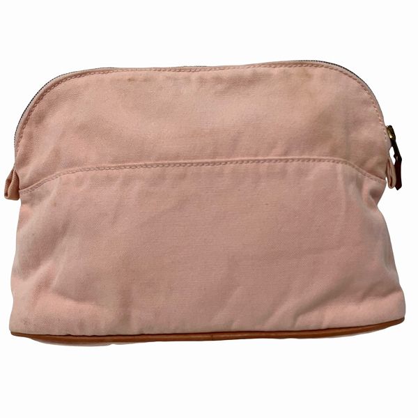 Hermes Bolide Pouch MM Canvas Cosmetic Bag