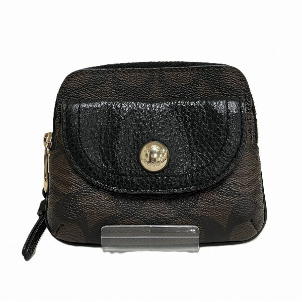 Coach Signature Small Wallet Coin Case