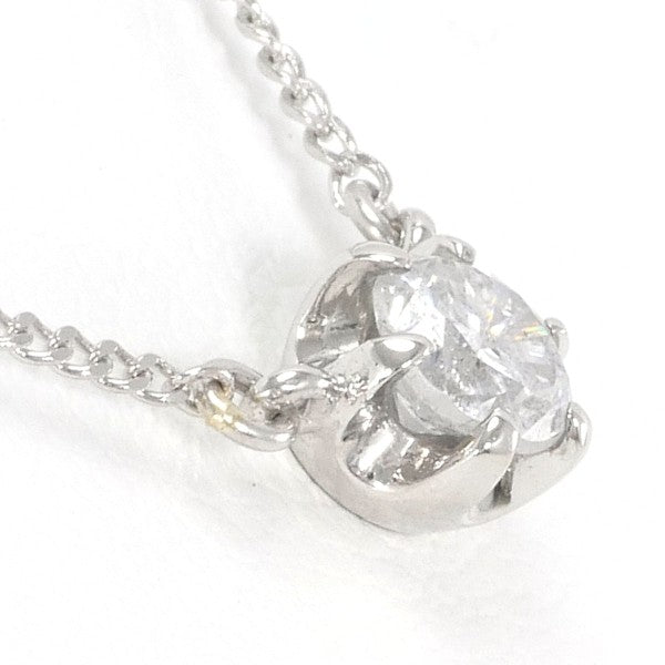 Platinum PT900 PT850 Diamond Necklace 0.32ct