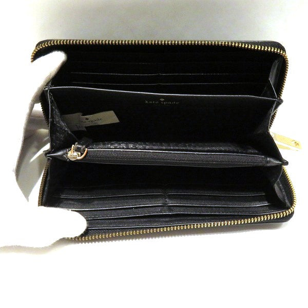 Kate Spade Leather Zip-Around Long Wallet WLRU2264 in Good Condition