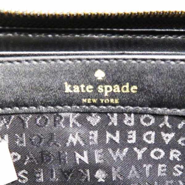 Kate Spade Leather Zip-Around Long Wallet WLRU2264 in Good Condition