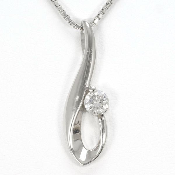 PT900 Platinum PT850 Diamond Necklace 0.31ct in Excellent Condition