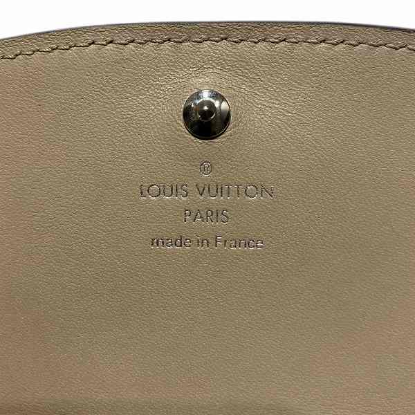 Louis Vuitton Mahina Leather Compact Wallet M62542 in Good Condition