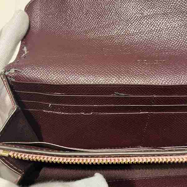 Coach Leather Bicolor Bifold Wallet F56492 in Good Condition