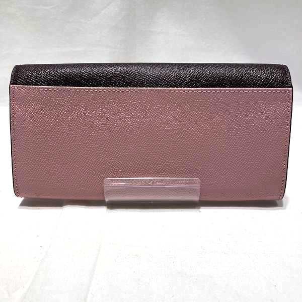 Coach Leather Bicolor Bifold Wallet F56492 in Good Condition