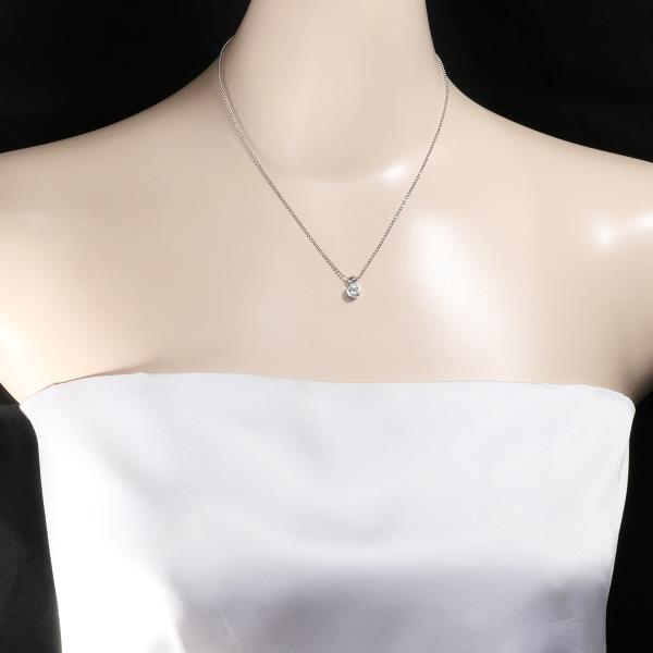 PT850 Platinum Diamond Necklace 0.378 SI2