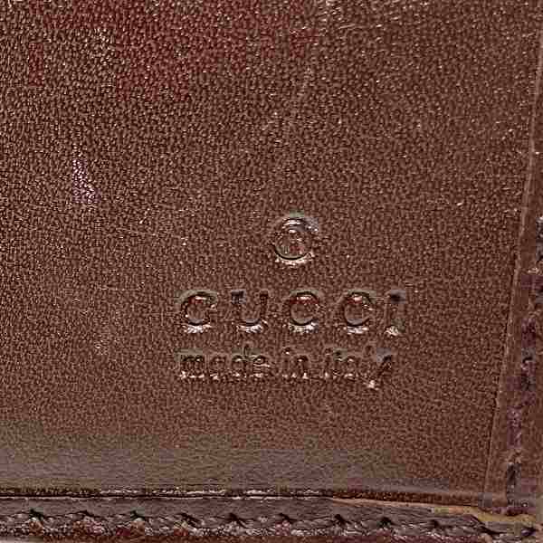 Gucci Leather Guccissima Long Wallet