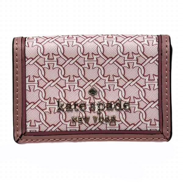 Kate Spade PVC Leather Tri-Fold Mini Wallet WLRU6293 in Great Condition