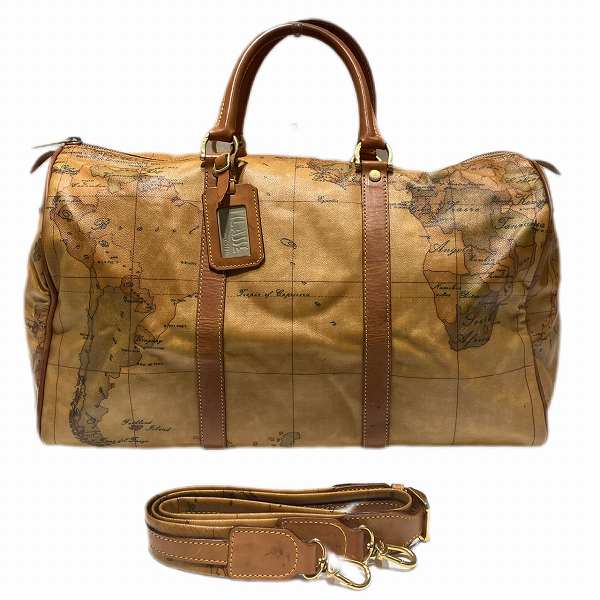 Prima Classe Map Pattern PVC Handbag