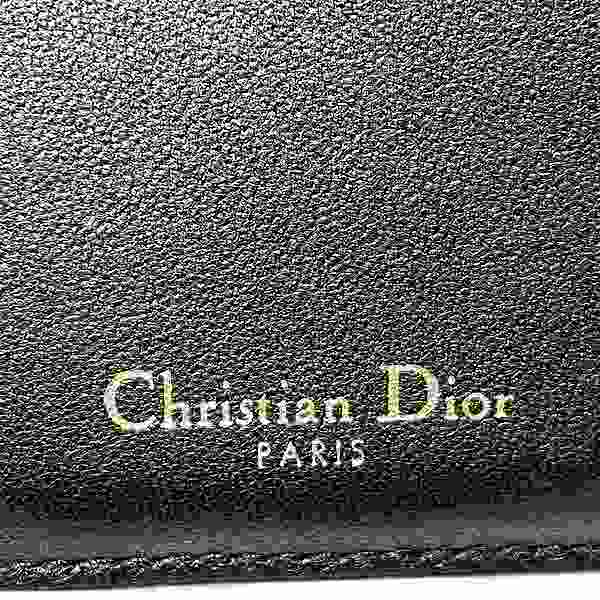 Dior Calfskin Trifold Wallet S2057 in Good Condition