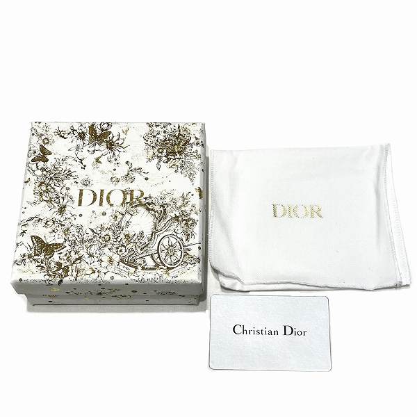 Dior Calfskin Trifold Wallet S2057 in Good Condition