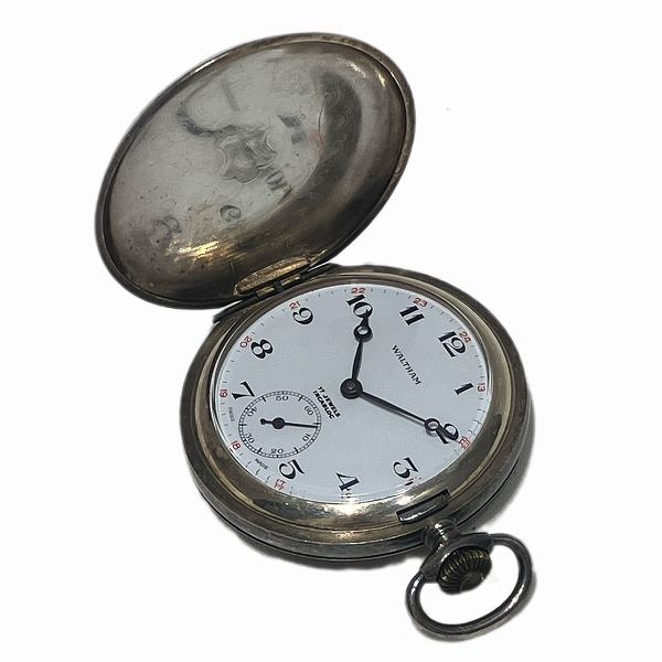 Waltham Hunter Case Hand-Wound Pocket Watch