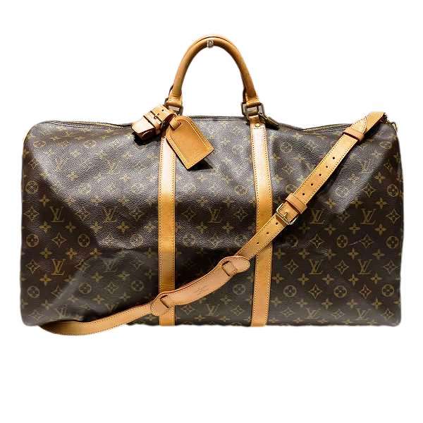 Louis Vuitton Monogram Keepall Bandouliere 60 M41412 Travel Bag in Good Condition