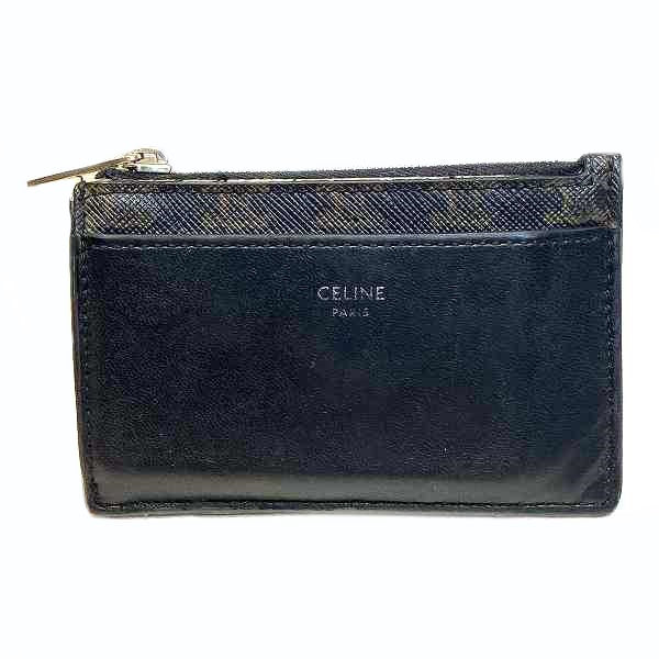 Celine Triomphe Coin and Card Case Unisex Wallet in Fair Condition