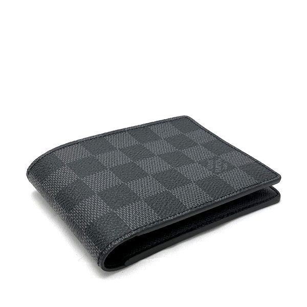 Louis Vuitton Damier Graphite Multiple Wallet N62663 in Pristine Condition