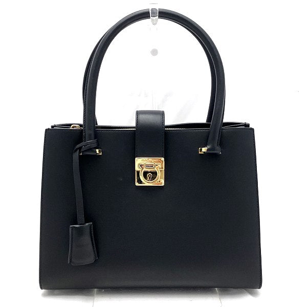 Salvatore Ferragamo Gancini Leather Handbag