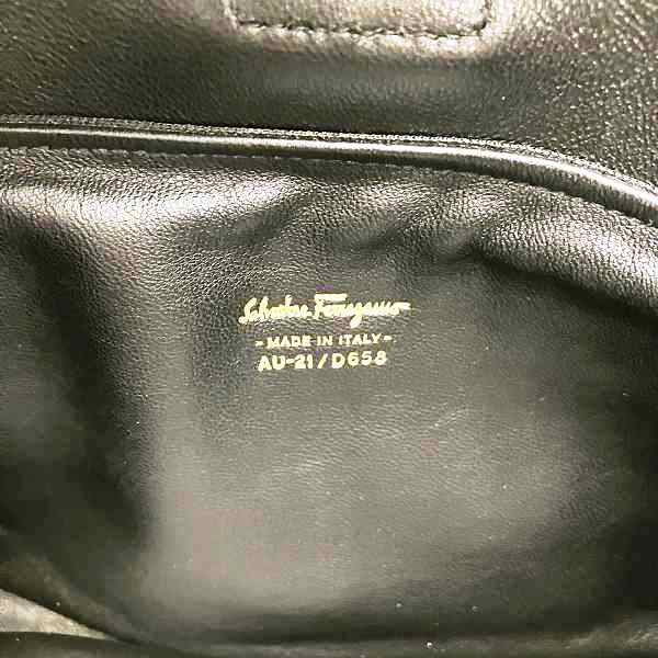 Salvatore Ferragamo Gancini Leather Handbag