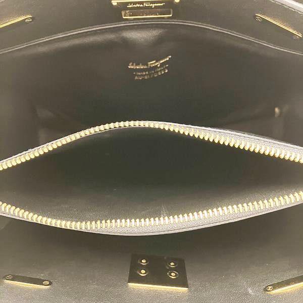 Salvatore Ferragamo Gancini Leather Handbag