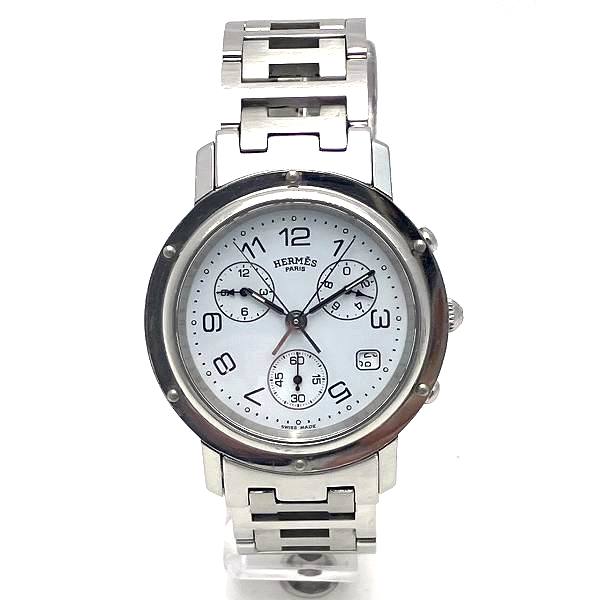 Hermes Clipper CL1.910 Quartz Watch in Fair Condition