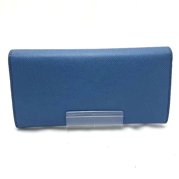 Salvatore Ferragamo Gancini Blue Leather Wallet in Great Condition