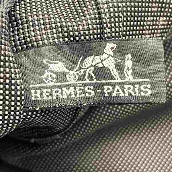 Hermes Herline MM Canvas Tote Bag in Good Condition