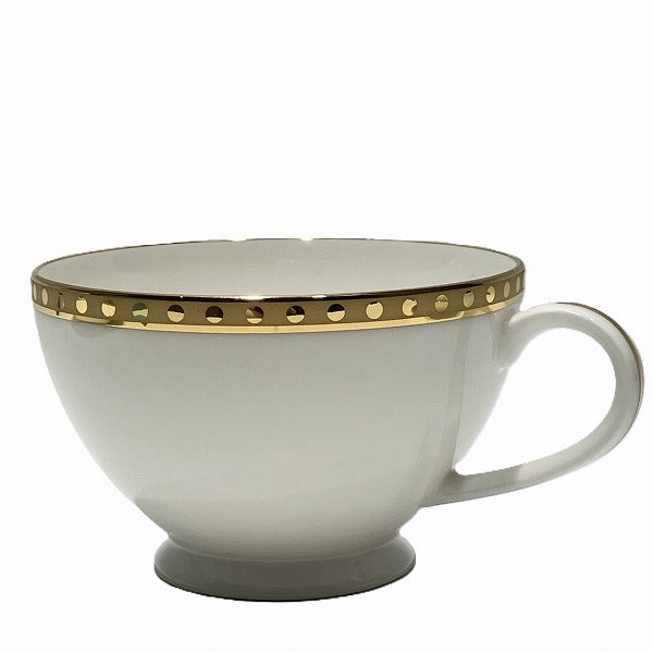 Tiffany Gold Band Tea Cup & Saucer Pair