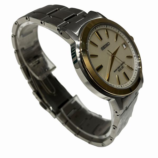 Seiko 7B52-0AF0 Solar Radio Men's Watch