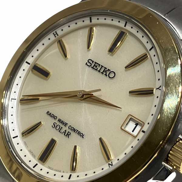 Seiko 7B52-0AF0 Solar Radio Men's Watch