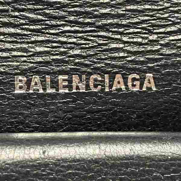 Balenciaga Mini Leather Compact Wallet 594216