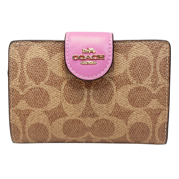 COACH Signature PVC Leather Wallet