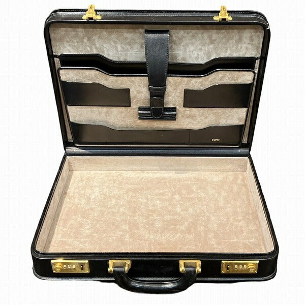 Loewe Leather Attache Case Briefcase