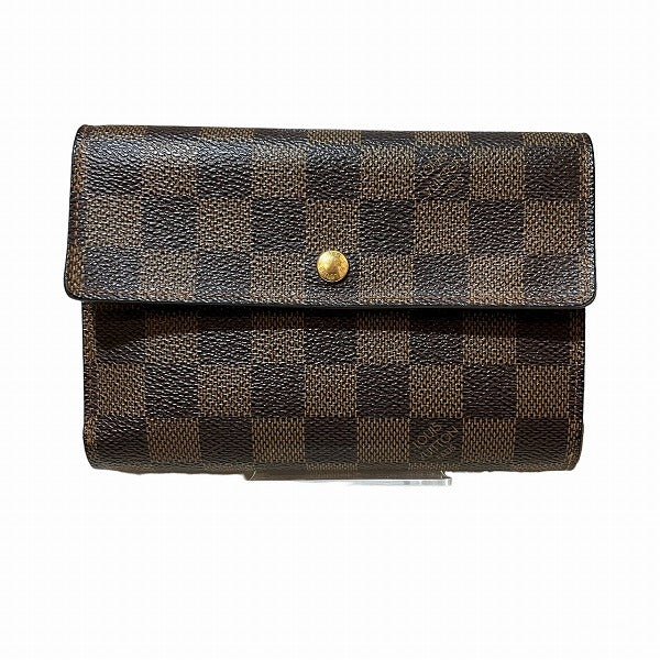 Louis Vuitton Damier Trifold Wallet N61202 in Good Condition