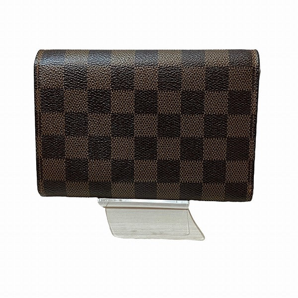 Louis Vuitton Damier Trifold Wallet N61202 in Good Condition