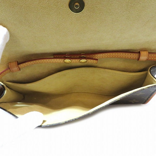 Louis Vuitton Monogram Pochette Twin GM Shoulder Bag M51852 in Good Condition