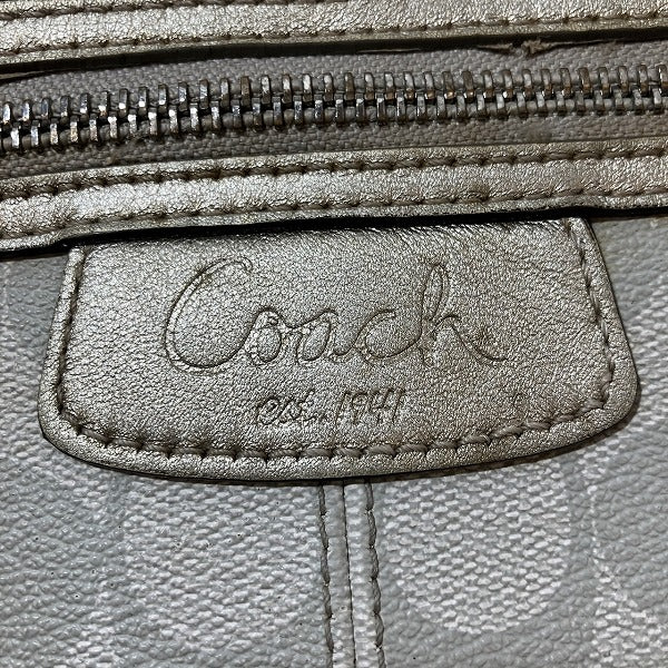 Coach Signature Crossbody Bag F15704 in Fair Condition