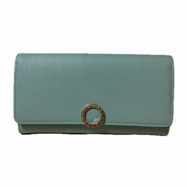 Bvlgari Leather Bifold Long Wallet