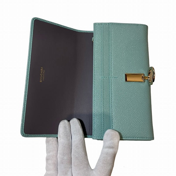 Bvlgari Leather Bifold Long Wallet