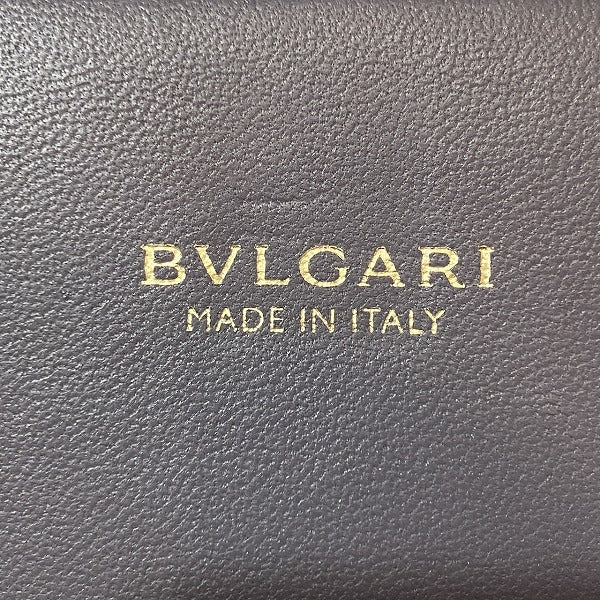 Bvlgari Leather Bifold Long Wallet