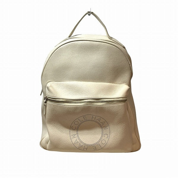 Cole Haan Leather Backpack U04464 Ivory