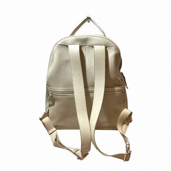 Cole Haan Leather Backpack U04464 Ivory