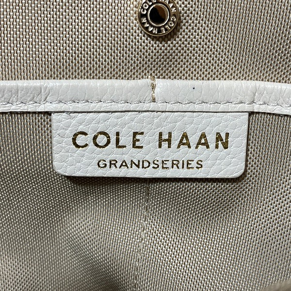 Cole Haan Leather Backpack U04464 Ivory