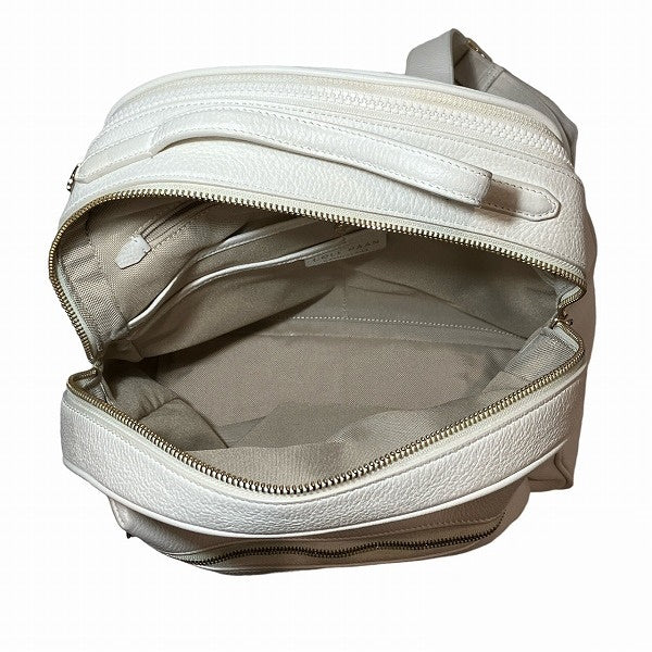 Cole Haan Leather Backpack U04464 Ivory