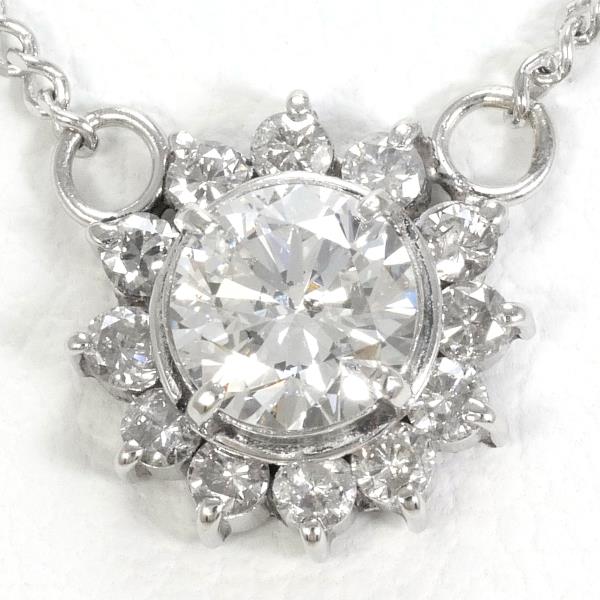 PT850 Platinum Diamond Necklace 0.37 SI2