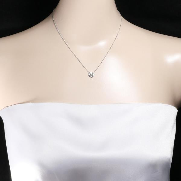 PT850 Platinum Diamond Necklace 0.37 SI2 0.20