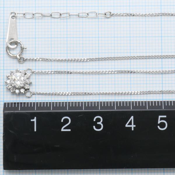 PT850 Platinum Diamond Necklace 0.37 SI2 0.20