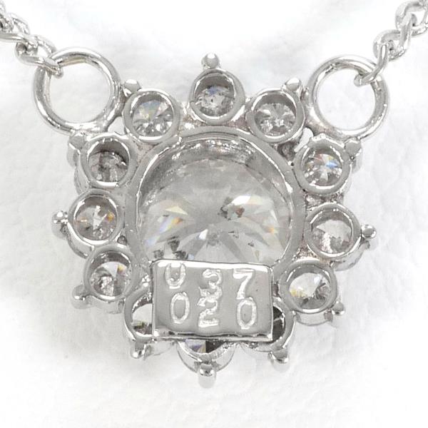 PT850 Platinum Diamond Necklace 0.37 SI2 0.20